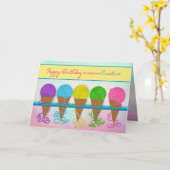 Carte Birthday, Someone Creative, Yarn Cones (Fleur jaune)