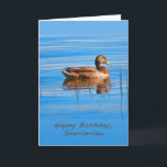 Carte Birthday, Son-in-law,<br><div class="desc">This female mallard duck is the most commonly lacs duck in the United States She makes a wonderful birthday greeting card.</div>