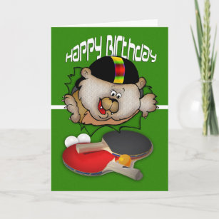 Cartes Tennis D Anniversaire Zazzle Be