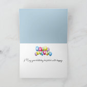 Carte Birthday Summer Straw Hat On Beach Fence (Intérieur)