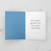 Carte Birthday Swing Hanging From a Cumulus Cloud (Intérieur)