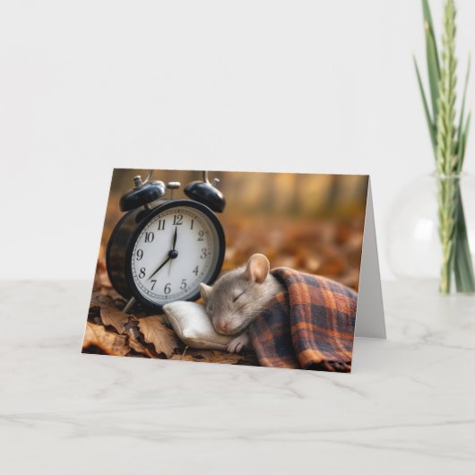 Carte Birthday Time Change With Mouse (Devant)