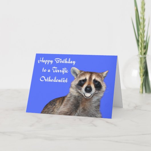 Carte Birthday To Orthodontist Greeting Card (Devant)