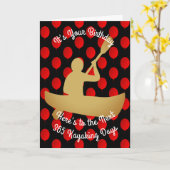 Carte Birthday To The Next 365 Kayaking Days (Fleur jaune)