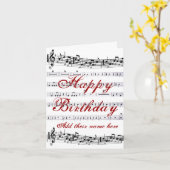 Carte Birthdays (Fleur jaune)