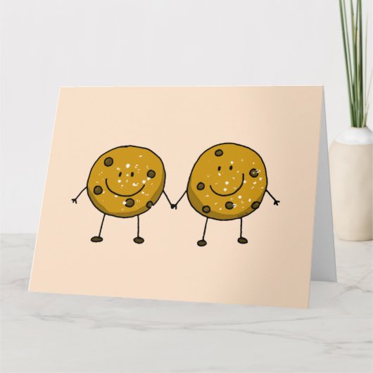 Carte biscuit à puce en chocolat (Devant)