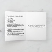 Carte biscuit au beurre d'arachide (Intérieur)