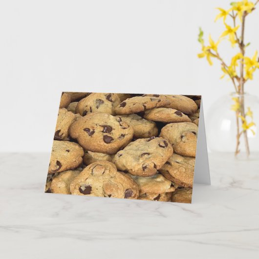 Carte Biscuits (Fleur jaune)