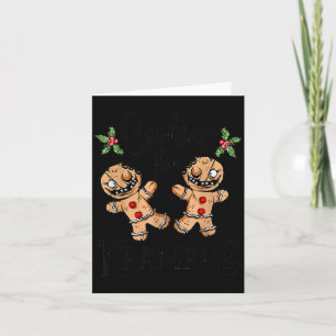 Carte Biscuits d'épices effrayants pour Krampus Noël got