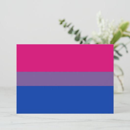 Carte Bisexual pride (Debout devant)