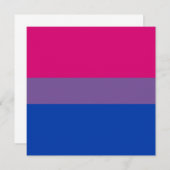 Carte Bisexual pride (Devant / Derrière)