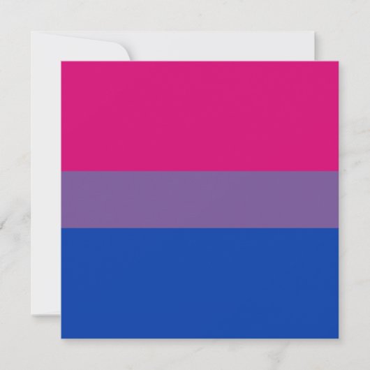 Carte Bisexual pride (Devant)