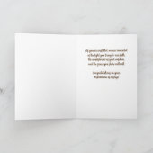 Carte Bishop Installation Félicitations Cross Candle (Intérieur)