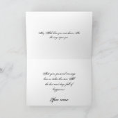 Carte Bismillah islamique calligraphie rose rose rouge f (Intérieur)