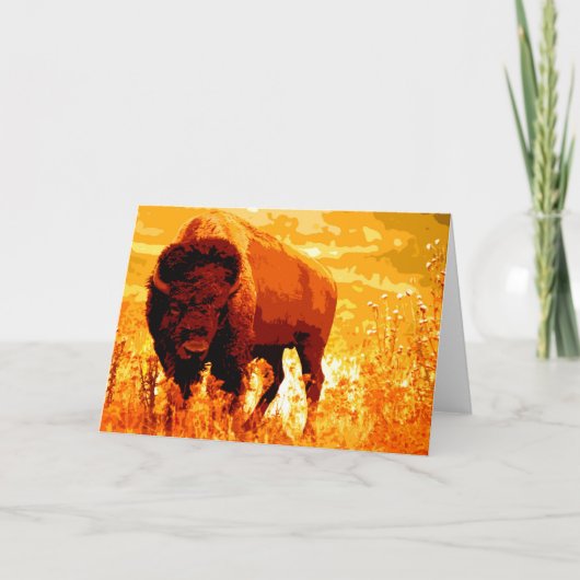 Carte Bison/Buffalo (Devant)
