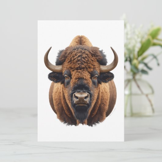 Carte Bison / Buffle (Debout devant)