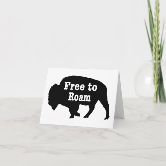 Carte Bison libre de Roam (Devant)