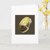 CARTE BITCOIN  (Fleur jaune)