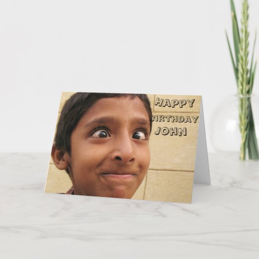 Carte bithday For him guy men  thoughtful special  (Devant)