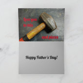 Carte Bits de perçage et Fête des pères de marteau ou an (Intérieur)