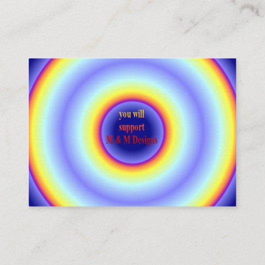 Carte BIZ M & M Design 3 (Dos)
