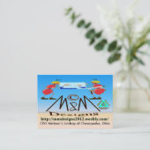 Carte BIZ M & M Design 3 (Debout devant)