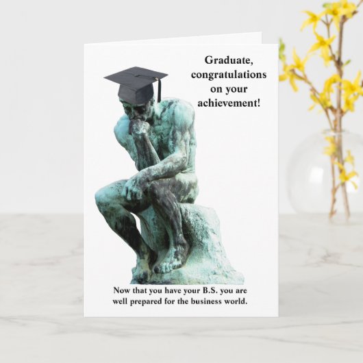 Carte Bizarre personnalisable (Fleur jaune)