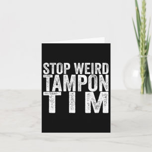 Carte Bizarre Tampon Tim Kamala Harris Première Présiden