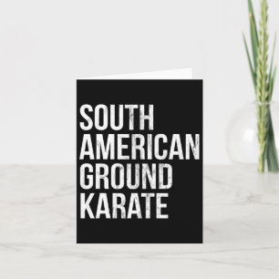 Carte Bjj Brésilien Jiu Jitsu Sud-Américain Ground Kara