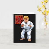 Carte Bjj - Fonds Brésilien Jiu Jitsu Et Cadeaux Grapplé (Fleur jaune)