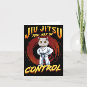 Carte BJJ l'art du contrôle - Grappling Jiu Jitsu Mignon