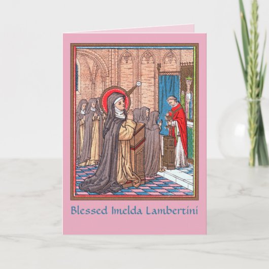 Carte Bl. Miracle d'Imelda Lambertini (VVP 010) (Devant)