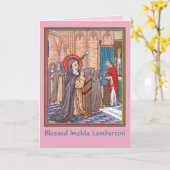 Carte Bl. Miracle d'Imelda Lambertini (VVP 010) (Fleur jaune)