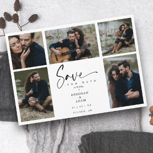 Carte Black 5 Photos Chic tendance Collage Mariage Covid