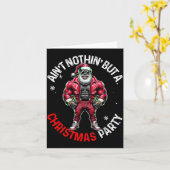 Carte Black African American Santa Claus Christmas Pajam (Fleur jaune)