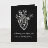 Carte Black Anatomical Heart Anniversary (Devant)