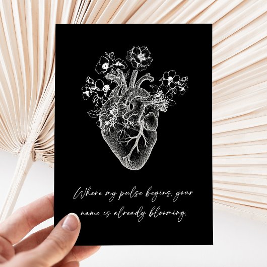 Carte Black Anatomical Heart Anniversary