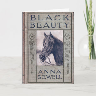 Carte Black Beauty Première Édition Couverture, Annivers