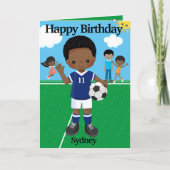 Carte Black Boys Soccer Vous êtes A-Maze-ing Joyeux anni (Devant)