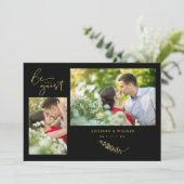 Carte Black Branches tendance Mariage Celebration 2 Phot (Debout devant)