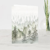 Carte black cat in santa hat fun Holiday Christmas card (Dos)