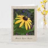 Carte Black Eyed Susan (Fleur jaune)