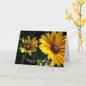 Carte Black Eyed Susan Daisers Anniversaire (Fleur jaune)