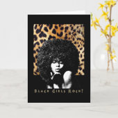 Carte Black Girls Rock ! (Fleur jaune)
