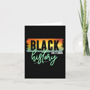 Carte Black History 247365 Moth Pride Africain-Américain