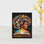 Carte Black History Education Is Dom Books Black History (Fleur jaune)