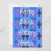 Carte Black History Mois (Devant)