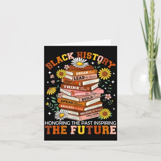 Carte Black History Month Black Leaders African American (Devant)