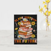 Carte Black History Month Black Leaders African American (Fleur jaune)