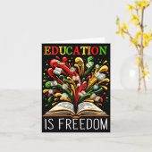 Carte Black History Month Black Leaders African American (Fleur jaune)